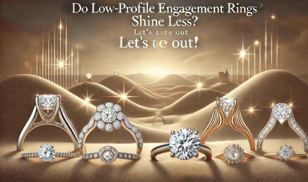 Do Low Profile Engagement Rings Shine Less? Let’s Find Out!