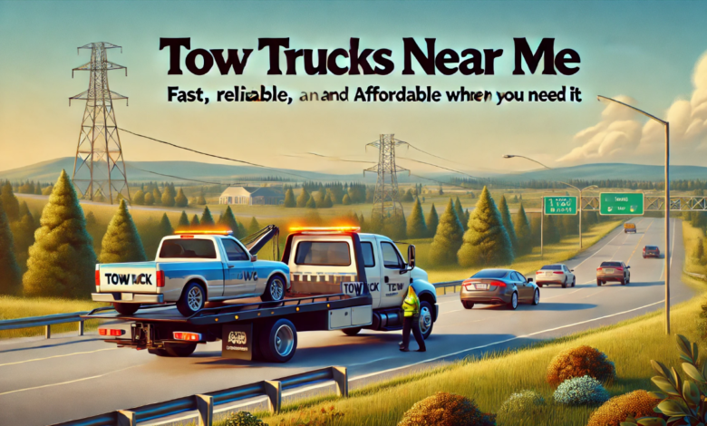 Tow Trucks in Near Me: Fast, Reliable, and Affordable Help When You Need It Tow Trucks in Near Me